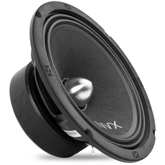 NVX VPRO8BM 500W Peak 250W RMS 8" V-Series Pro Midrange Loudspeaker with Bullet Aluminum Phase Plug