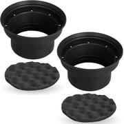 NVX XBAF65 - Silicon Rubber Speaker Baffle Ring Kit for 6.5 Speakers Pair