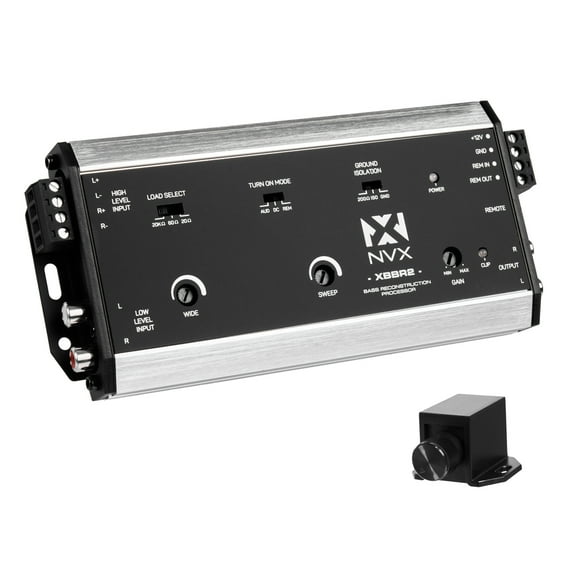 NVX XBBR2 2-Channel Bass Restoration Processor and Line Output Converter with Impedance Matching