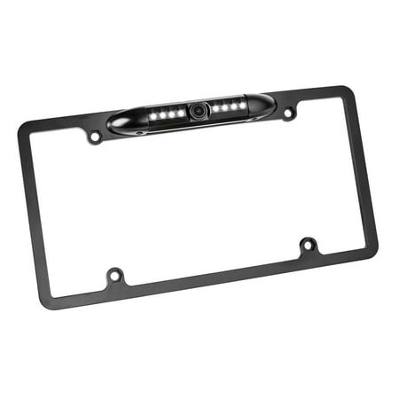 NVX XCAMLP High-resolution Rearview Backup Camera with License Plate Frame and CMOS 1058 Sensor