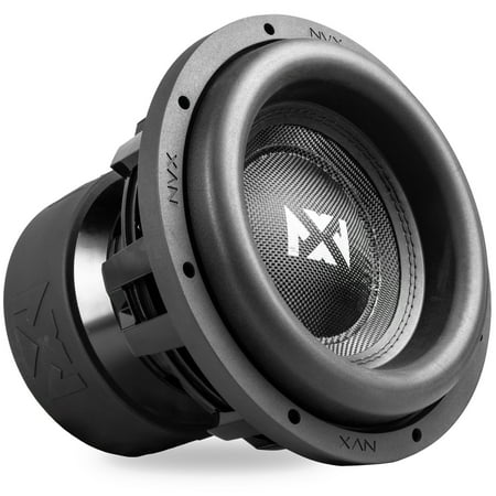 NVX XCW121 12" X-Series Dual 1-ohm SPL Car Subwoofer 4000W Peak (2000W RMS)