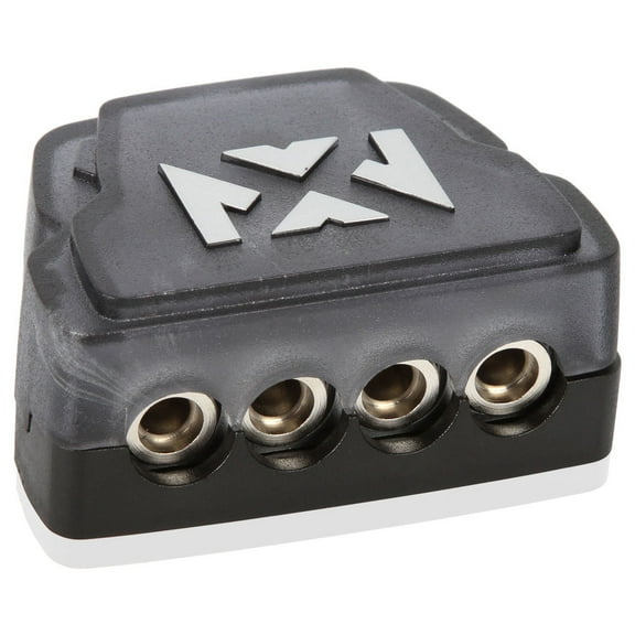 NVX XDBU4 Universal Distribution Block With One 1/0 - 4 Gauge Input and Four 4 - 8 Gauge Outputs