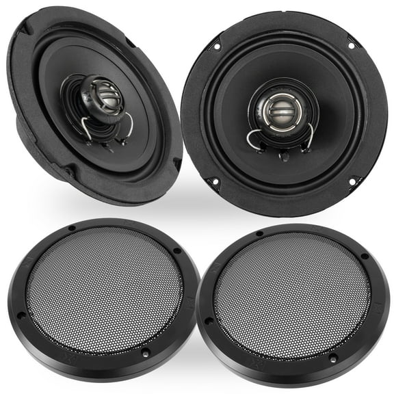 NVX XFHD6R 6.5" 2-Ohm Rear Tour-Pak Speakers for 2014-up Harley-Davidson Motorcycles 600W Peak