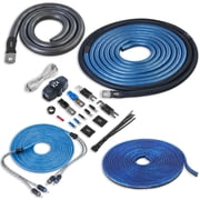 NVX XKIT02 Complete 2-Channel Amplifier Wiring Kit Full Spec 1/0 Gauge 100% OFC with RCA