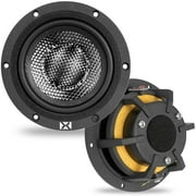 NVX XQS3 200W Peak (100W RMS) 3.5" Midrange Speakers with Carbon Fiber Cones