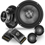 NVX XSP65KIT 6.5" 2-Way Component Speaker System with Carbon Fiber Cones and 25mm Silk Dome Tweeters