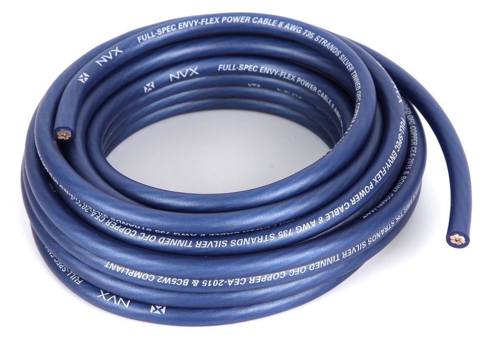 NVX XW0V2 0 Gauge 100% OFC Power/Ground Cable