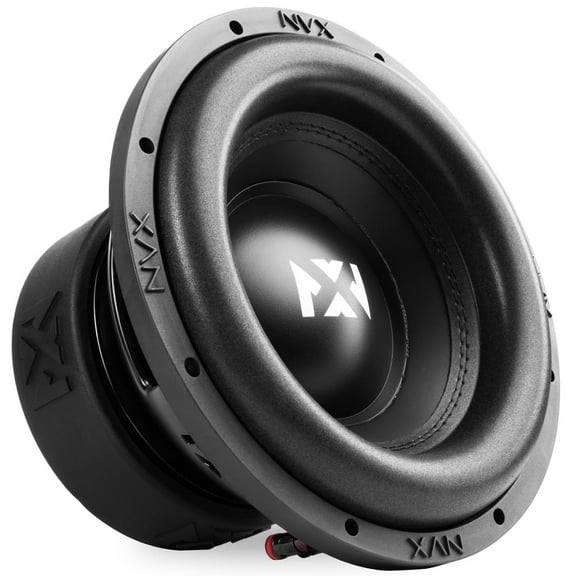 NVX YSW102 1600W Peak (800W RMS) Y-Series 10" Dual 2-Ohm Car Subwoofer 20 lbs Car Subwoofer