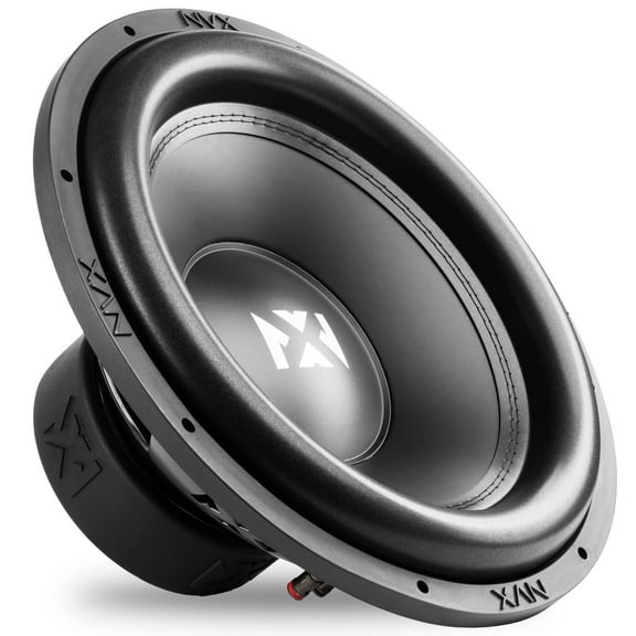 NVX YSW152 1600W Peak (800W RMS) Y-Series 15" Dual 2-Ohm Car Subwoofer 25 lbs Car Subwoofer