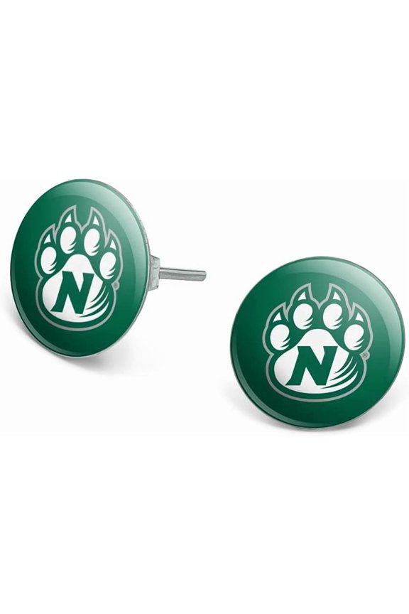 NW Missouri Sate Primary Logo Novelty Silver Plated Stud Earrings[e128]