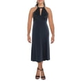 thumbnail image 1 of NW Nightway Womens Petites Sequined Lace Formal Dress, 1 of 2