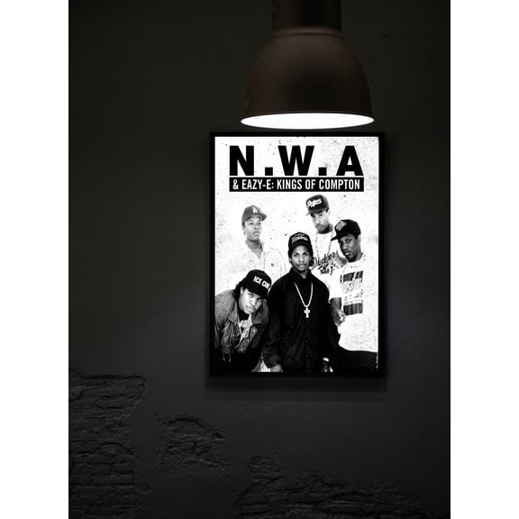 NWA Kings Of Compton 2016 Movie Poster, Hip Hop Documentary Wall Art Print