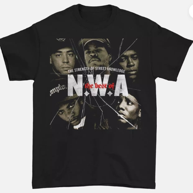 NWA Rappers HOT NEW T-shirt Black t shirt, ,, Unisex trending