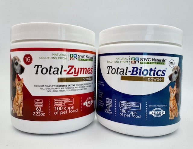 NWC Naturals Total-Digestion Mini-twin Pack Total-Zymes, Total-Biotics Each Jar Treats 100 Cups of Food. Sold by manufacturer.