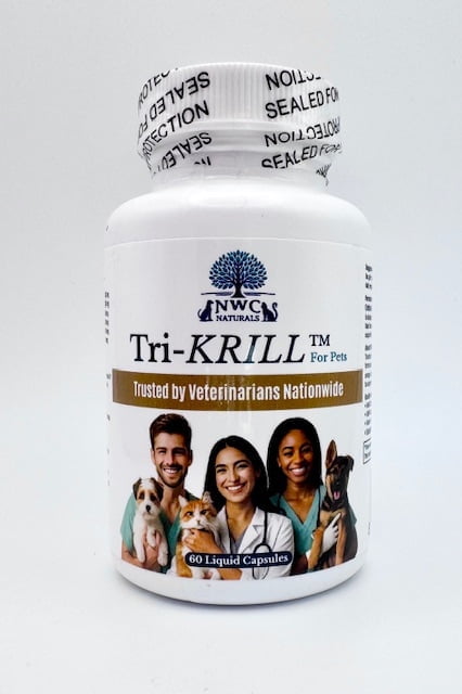 NWC Naturals Tri-Krill Oil Capsules for Pets, 60 Count