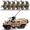 thumbnail image 1 of NWJ Building Block Set - Ghost Soldier, Desert Warrior with Transformable Armored Vehicle, Boys' Construction Toy, Ideal Gift for Kids, 1 of 3