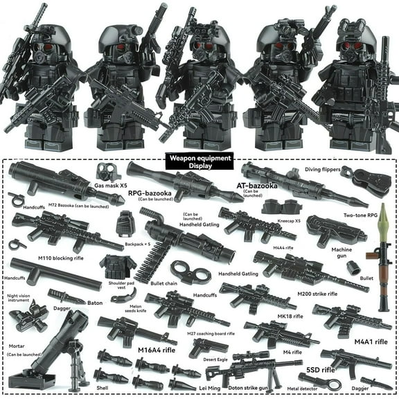 NWJ Building Block Toy Set - Heavy Equipment Models with Action Figures, Creative Assembly Toy for Boys, Perfect Gift for Kids