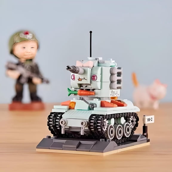 NWJ Building Blocks Tank Toy - Steel Structure Puzzle for Boys, Educational Assembly Model, Decorative Piece, Ideal Children’s Gift