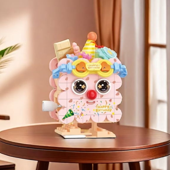 NWJ Cartoon Farm Animals Building Blocks Set – Educational DIY Brick Toy for Boys & Girls, Creative Puzzle Gift for Kids