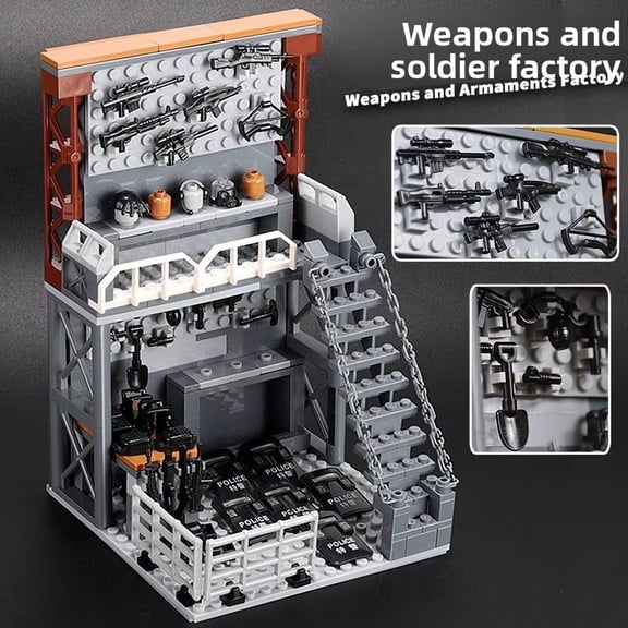 NWJ Creative Building Block Toy Set – DIY Mini Characters with Accessories & Display Rack, Collectible Gift for Kids & Builders