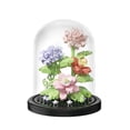 thumbnail image 1 of NWJ Eternal Block Flower Assembly Building Set - Rose Bouquet Desktop Decoration Toy, 1 of 6