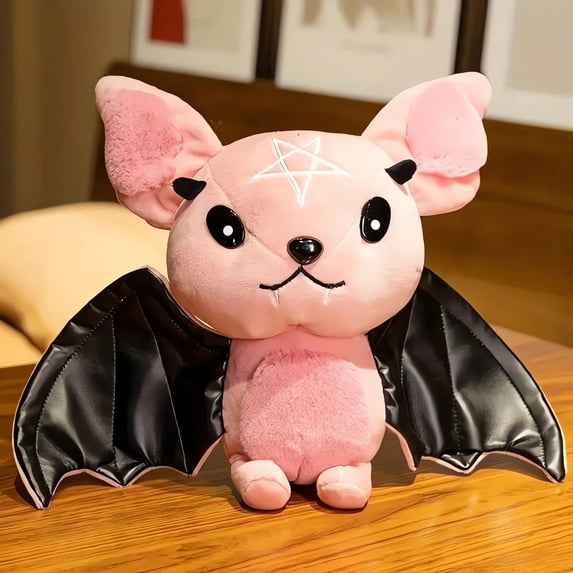 NWJ Halloween Plushy Four-Color Demon Bat - Soft Cartoon Model for Boys and Girls, Perfect Christmas and Halloween Holiday Gift