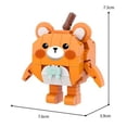 thumbnail image 1 of NWJ MOC Egg Toy Building Blocks - Lost Bear Mini Figures, Perfect Party Gifts, 1 of 5