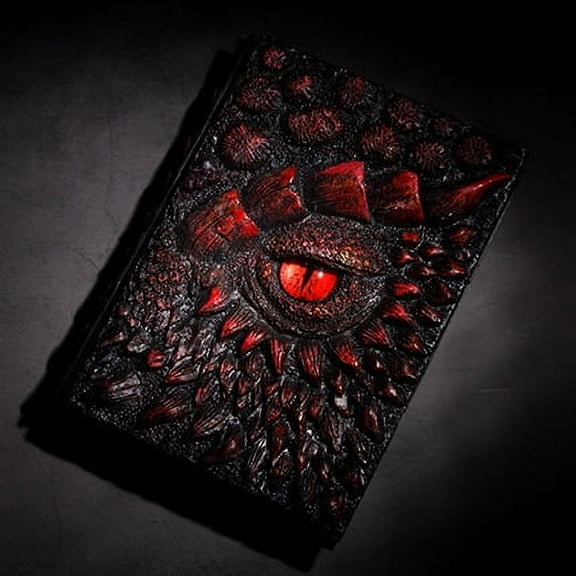 NWJ New Deluxe Animated Dragon Book - A5 Resin Craft Notebook