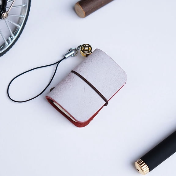NWJ Pocket Leather Notebook – Handmade Mini Journal with Button Closure, Vintage Japanese-Style Lined Memo Pad, Genuine Leather Cover