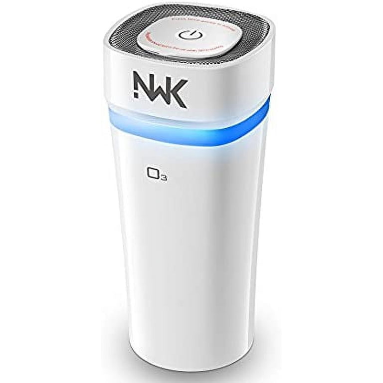 air freshener for tobacco smoke NWK Portable Cordless Ozone Generator Car Air Freshener Odor Eliminator  Cigarette Smoke and Bad Odors for Auto or RV, with USB Cable