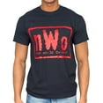 thumbnail image 1 of Costume Agent NWO New World Order Red Ink Adult Black T-Shirt, 1 of 3
