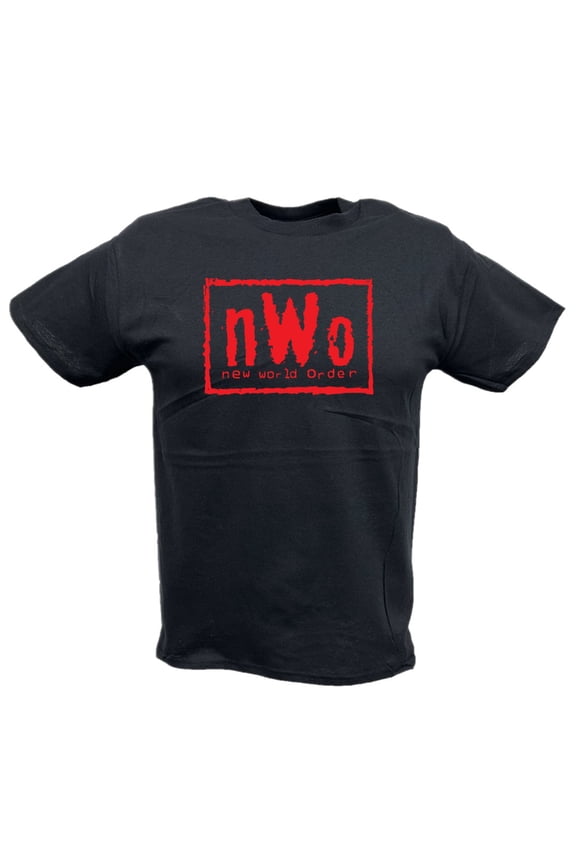 NWO New World Order Red Ink Kids Youth Black T-shirt