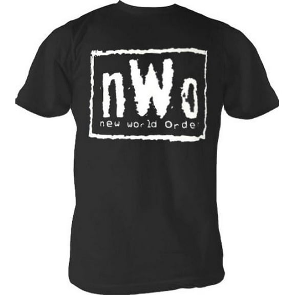 NWO New World Order Wrestling Adult Black T-Shirt