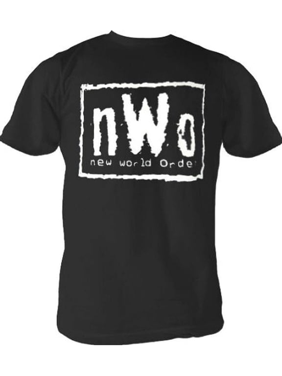 NWO New World Order Wrestling Adult Black T-Shirt