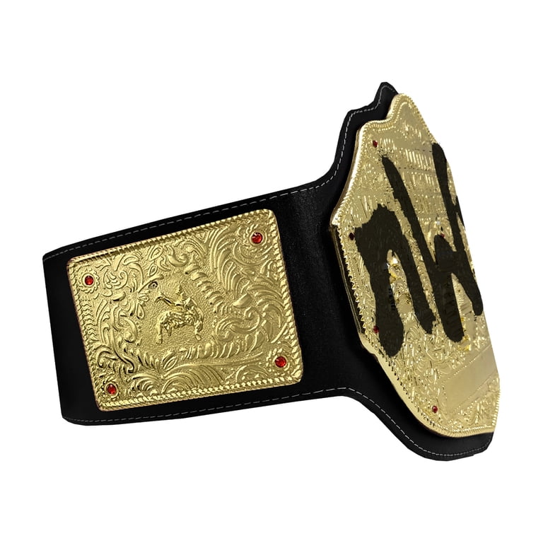 NWO Spray Big Gold Replica Title Belt 4MM Diecast - Great Gift To