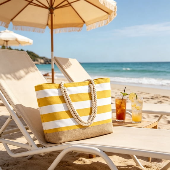 NWOKYZGH 1Pc Beach Bag Initial Beach Tote for Travel Work Storage Personalized Birthday Gifts for Women Her