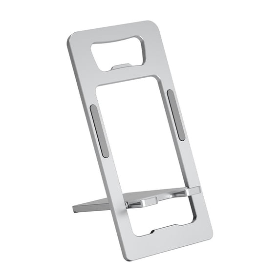 NWOKYZGH 1Pc Cell Phone Stand Foldable Aluminum Adjustable Phone Holder for Desk Portable Travel Holder office Desk Accessories Compatible