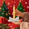 thumbnail image 1 of NWOKYZGH 1Pc Ceramic Bow Candle Holder Bow Candlestick Holder Decorative Candle Stand Centerpiece for Wedding, Dinning and Party Home Table Decoration Photo Props, 1 of 6