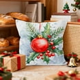thumbnail image 1 of NWOKYZGH 1Pc Christmas Pillow Covers Xmas Tree Vintage Decorative Throw Pillow Covers 17x17 Pine Tree Holly Berry Pillow Case Cushion Case for Holiday New Year Decoration Couch Sofa, 1 of 6