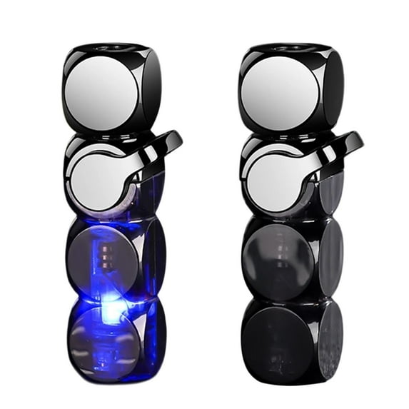 NWOKYZGH 1Pc Colorful Dice Torch Butane Lighter, Refillable Cool, Lighter Adjustable Jet Flame Windproof, BBQ, Candles, Barbecue