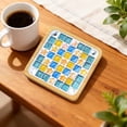 thumbnail image 1 of NWOKYZGH 1Pc DIY Glass Mosaic Tiles for Crafts, Mixed Color Mosaic Kits with Wooden Coaster for Adults, Mosaic Crafts Materials Package for Coaster Handmade Home Decor Gifts, 1 of 6