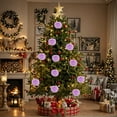 thumbnail image 1 of NWOKYZGH 1Pc Furry Christmas Balls Ornaments Soft Faux Fur Christmas Tree Round Hanging Decorations Christmas Party DIY Crafts Supplies for Xmas Indoor Outdoor Home office Decor, 1 of 6