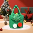 thumbnail image 1 of NWOKYZGH 1Pc Mini Christmas Tree Gift Bags Small Christmas Candy Bags Gift Treat Bags with Handle Christmas Gift Pouch Xmas Present Sack Favor Xmas Holiday Party Gift Bag Supplies, 1 of 6