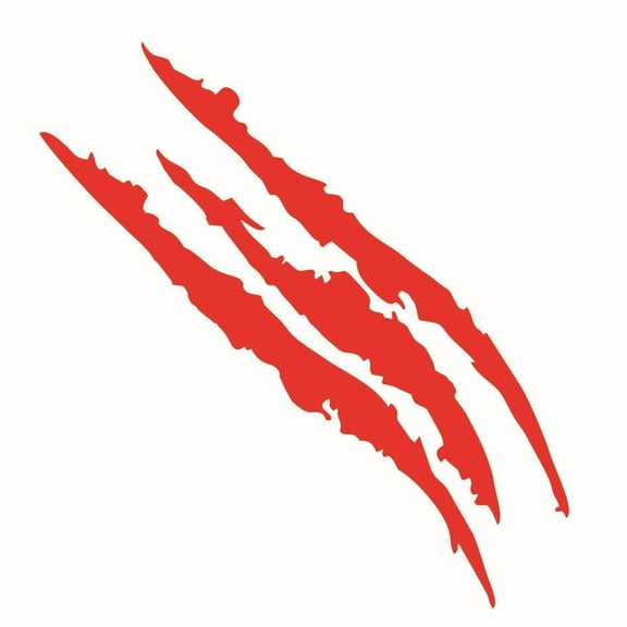 NWOKYZGH 1Pc Monster Claw Marks Headlight Car Sticker Stripes Scratch Decal Vinyl for Sports Cars SUV Pickup Truck Window Motorcycles ect