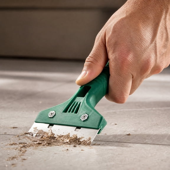 NWOKYZGH 1Pc Scraper Scraping Hand Tool, T Shape Razor Blade Scraper, Steel Scraping Knife for Window Stove Windshield Aquarium Tile Floor Wall Cleaning