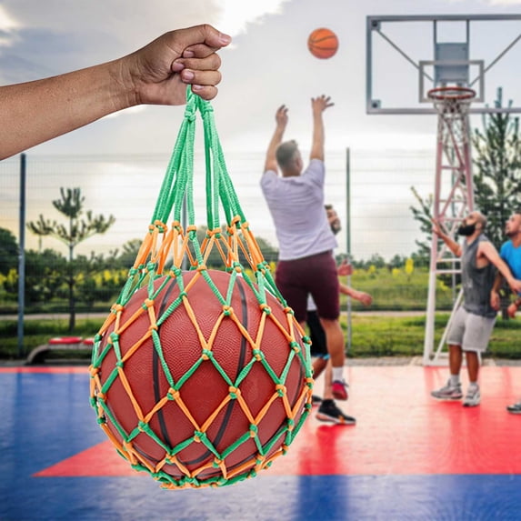 NWOKYZGH 1Pc Single Ball Mesh Bag Basketball Ball Carry Mesh Storage Net Bag Single Football Holder