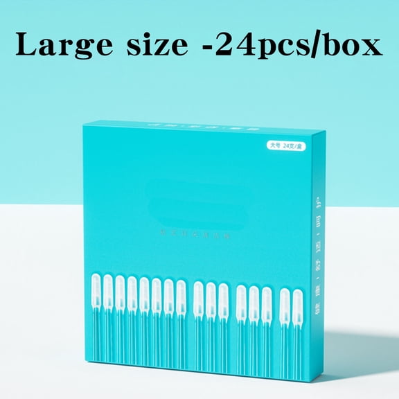 NWOKYZGH 24 Count Long Cotton Swabs, Cotton Tipped Applicators for Gun Cleaning, Ear Care, Crafts, Makeup, Hard-to-Reach Areas Detailing