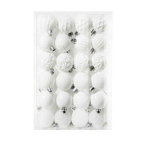 NWOKYZGH 48Pcs Shatterproof Christmas Ball Ornaments Classic Finishes for Christmas Tree Decoration