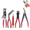 thumbnail image 1 of NWOKYZGH 5Pcs Electrical Disconnect Pliers, Hose Clamp Pliers Connector Removal Tool Disconnect Tool and Connector Separator with terminal removal tool kit Automotive Electrical Tools, 1 of 7