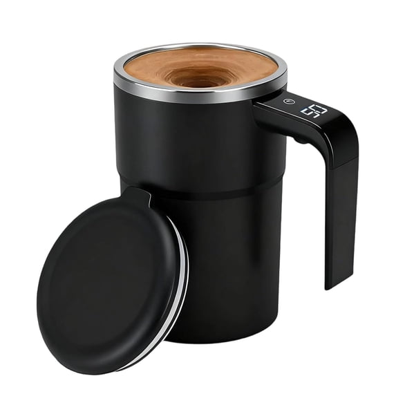 NWOKYZGH Mug -Stirring Magnetic Coffee Cup with Temp Display - Walmart.com